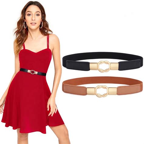 women's skinny stretch belt.